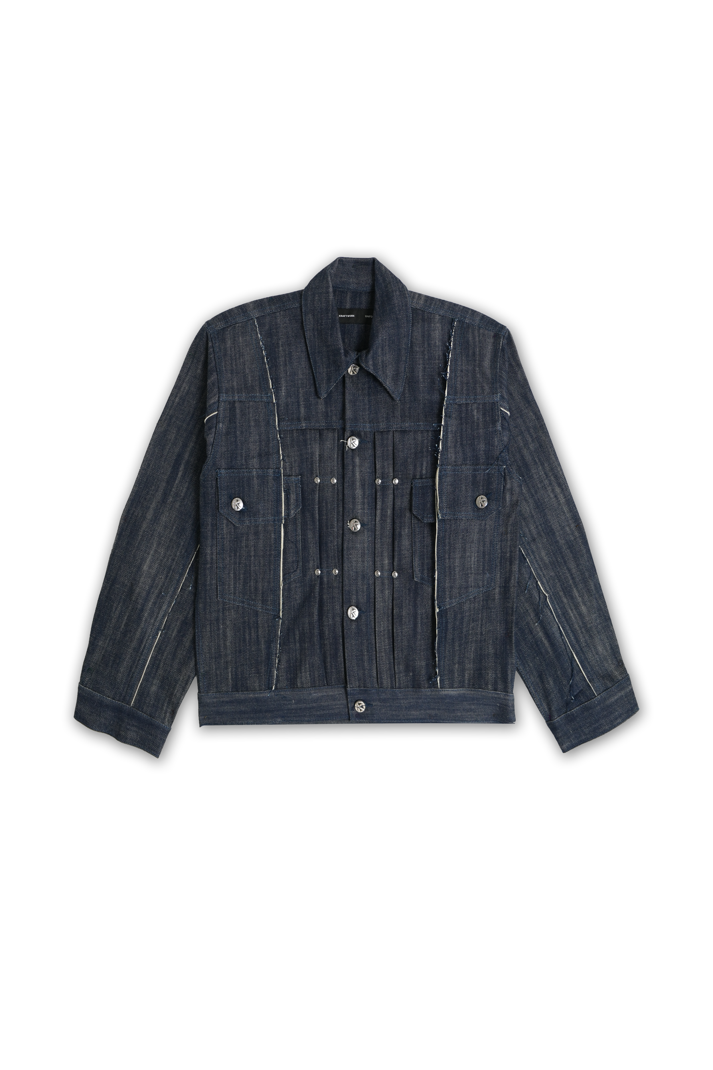 NO.5 SELVEDGE RAW INDIGO (BAGGY J CUT) — KRAFTWORK